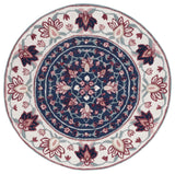 Safavieh Bellagio 5'-0" x 5'-0" Rug in Navy / Ivory