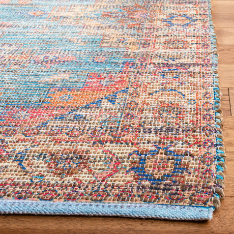 Safavieh Saffron 4'-0" x 6'-0" Rug in Rust / Blue