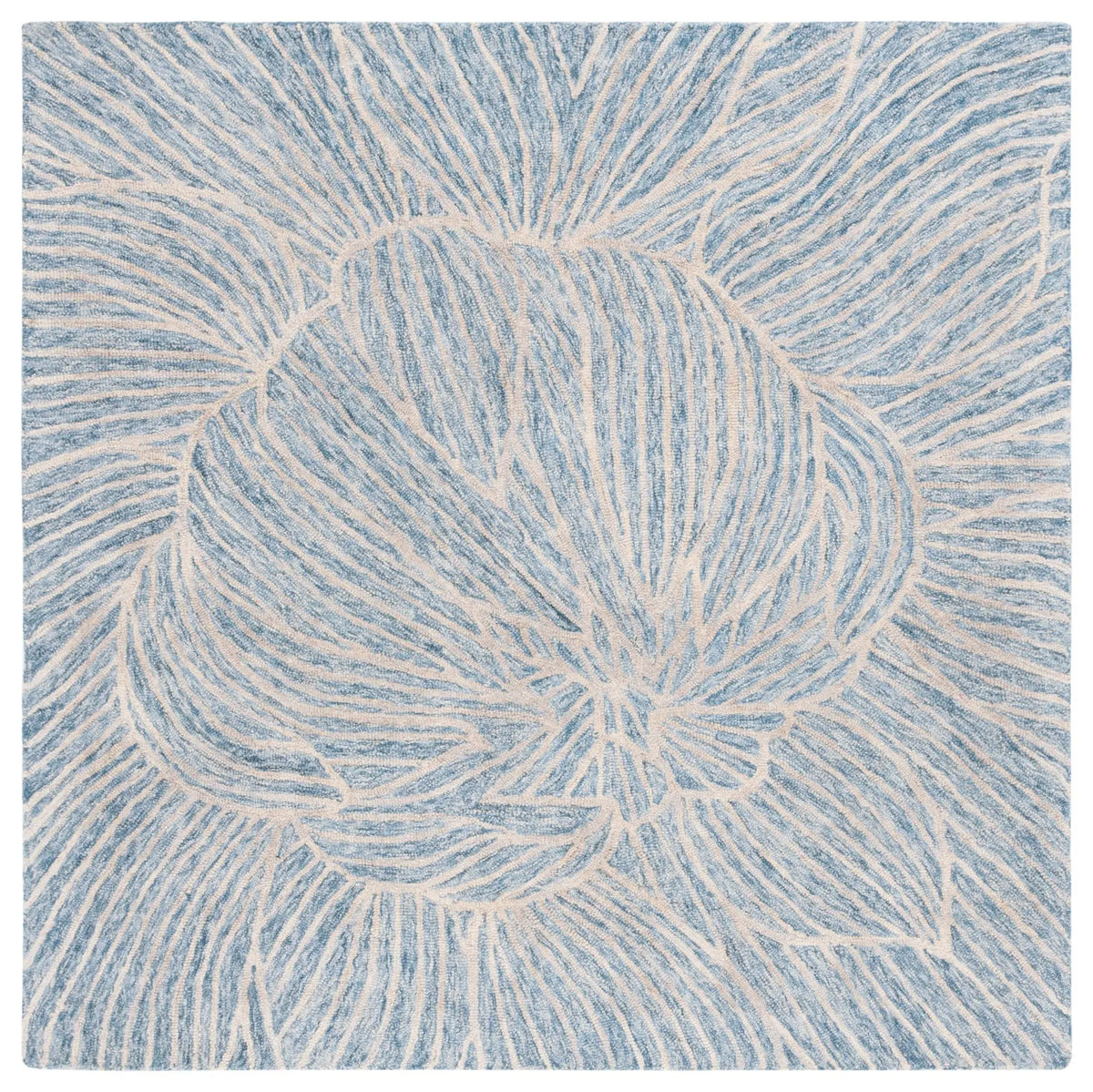 Safavieh Metro 6'-0" x 6'-0" Rug in Blue / Ivory