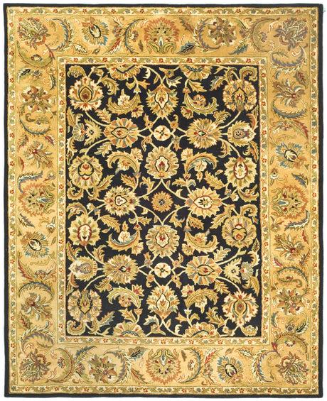 Safavieh Classic 9'-6" x 13'-6" Rug in Black / Gold