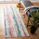 Safavieh Madison 2'-3" x 8'-0" Rug in Ivory / Blue