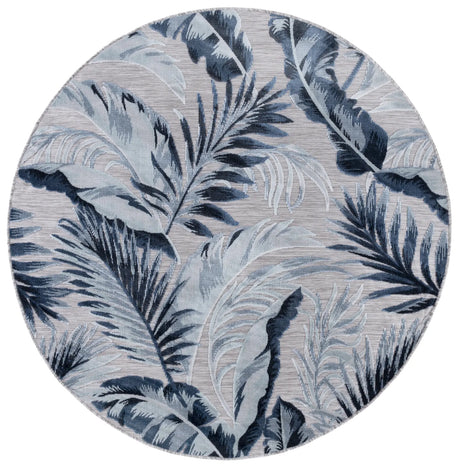 Safavieh Cabana 6'-5" x 6'-5" Rug in Beige / Navy