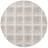 Safavieh Beach House 6'-7" x 6'-7" Rug in Grey / Ivory