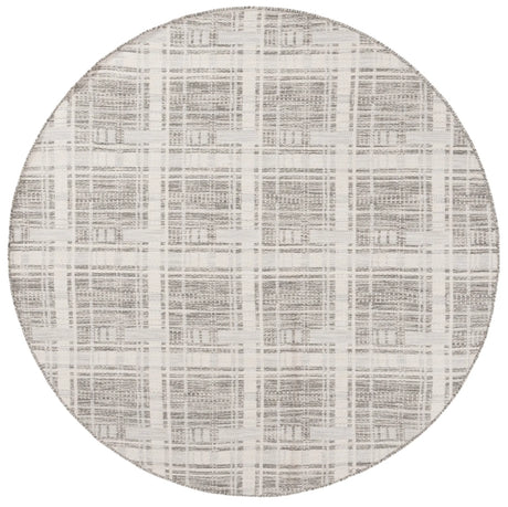 Safavieh Beach House 6'-7" x 6'-7" Rug in Grey / Ivory