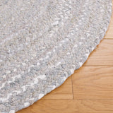 Safavieh Braided 5'-0" x 8'-0" Rug in Light Grey