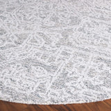 Safavieh Ebony 6'-0" x 6'-0" Rug in Grey / Ivory