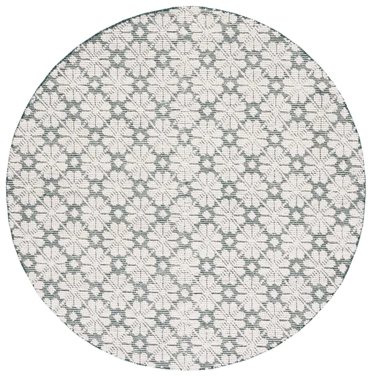 Safavieh Vermont 6'-0" x 6'-0" Rug in Ivory / Green