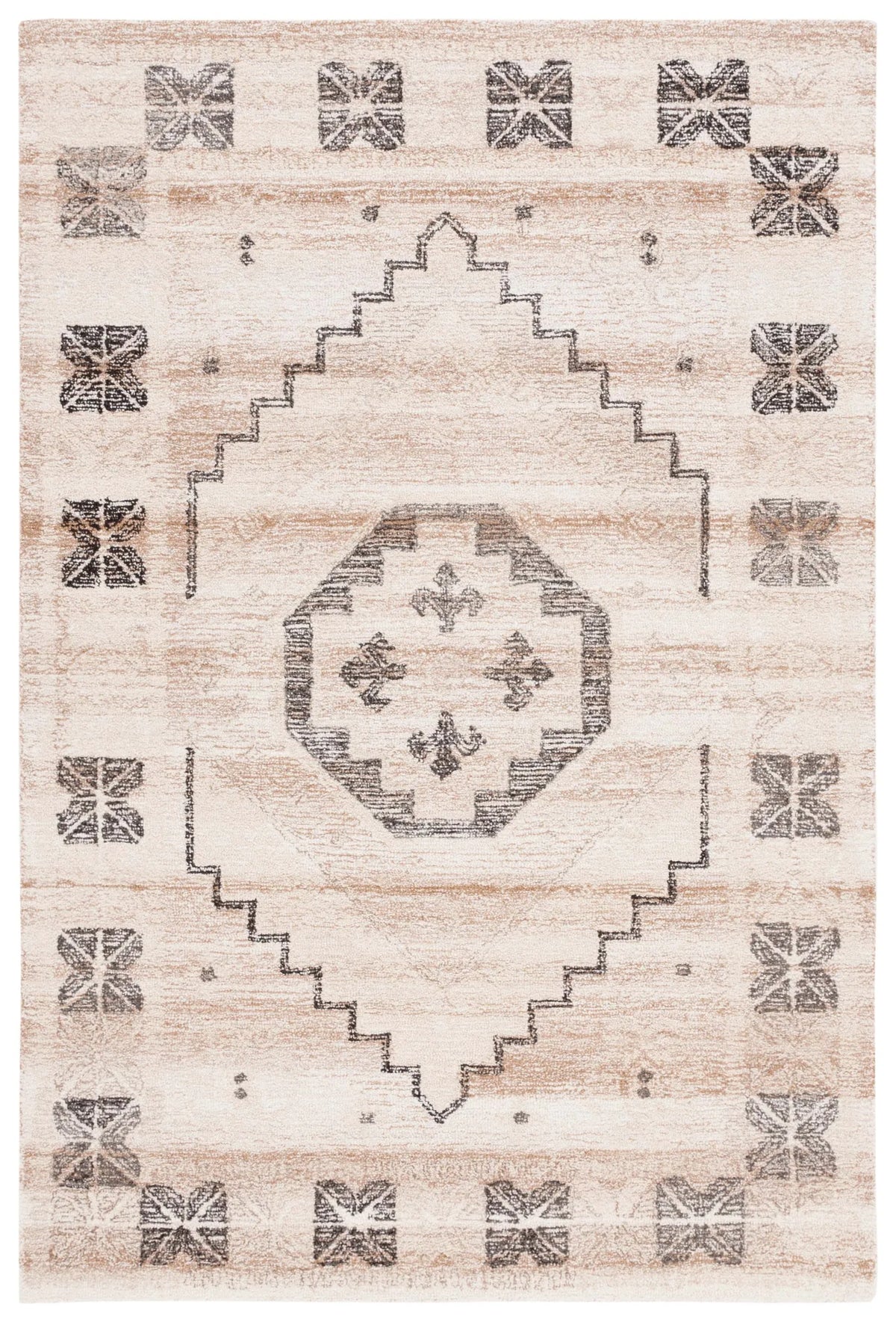 Safavieh Ebony 4'-0" x 6'-0" Rug in Gold / Beige