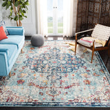 Safavieh Madison 10'-0" x 14'-0" Rug in Navy / Light Blue