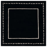 Safavieh Bella 5'-0" x 5'-0" Rug in Black / Ivory