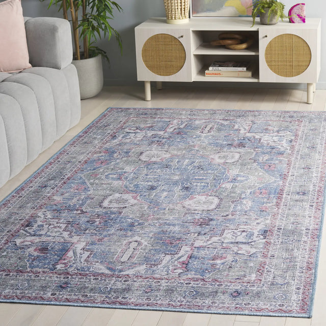Safavieh Vintage Heriz 800 5'-3" x 7'-6" Rug in Green / Blue