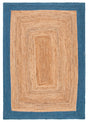 Safavieh Natural Fiber 4'-0" x 6'-0" Rug in Natural / Blue
