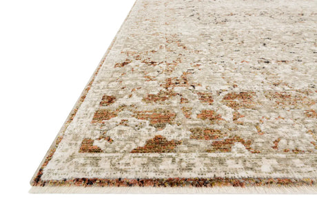 Loloi Theia The-07 Natural/Rust Rug - rug corner