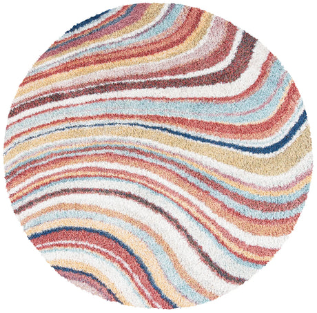 Safavieh Calista 6'-7" x 6'-7" Rug in Rust / Grey