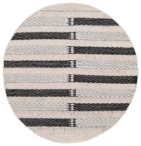Safavieh Natura 6'-0" x 6'-0" Rug in Ivory / Black
