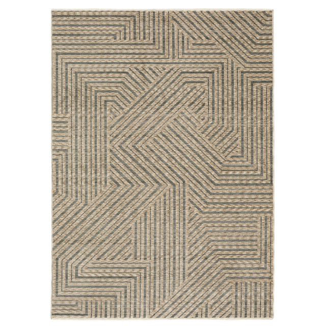 Oriental Weavers Sphinx ECHO ECH01 Beige Geometric Rugs