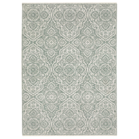 Oriental Weavers Sphinx ECHO ECH02 Green Floral Rugs