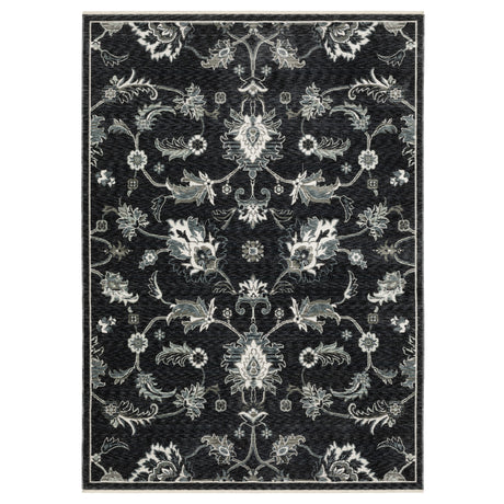 Oriental Weavers Sphinx ECHO ECH05 Blue Floral Rugs