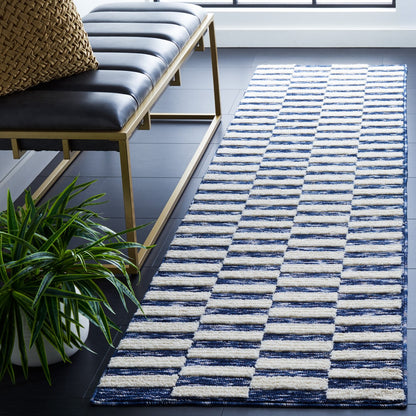 Safavieh Easy Care Ecr109N Navy/Ivory Area Rug