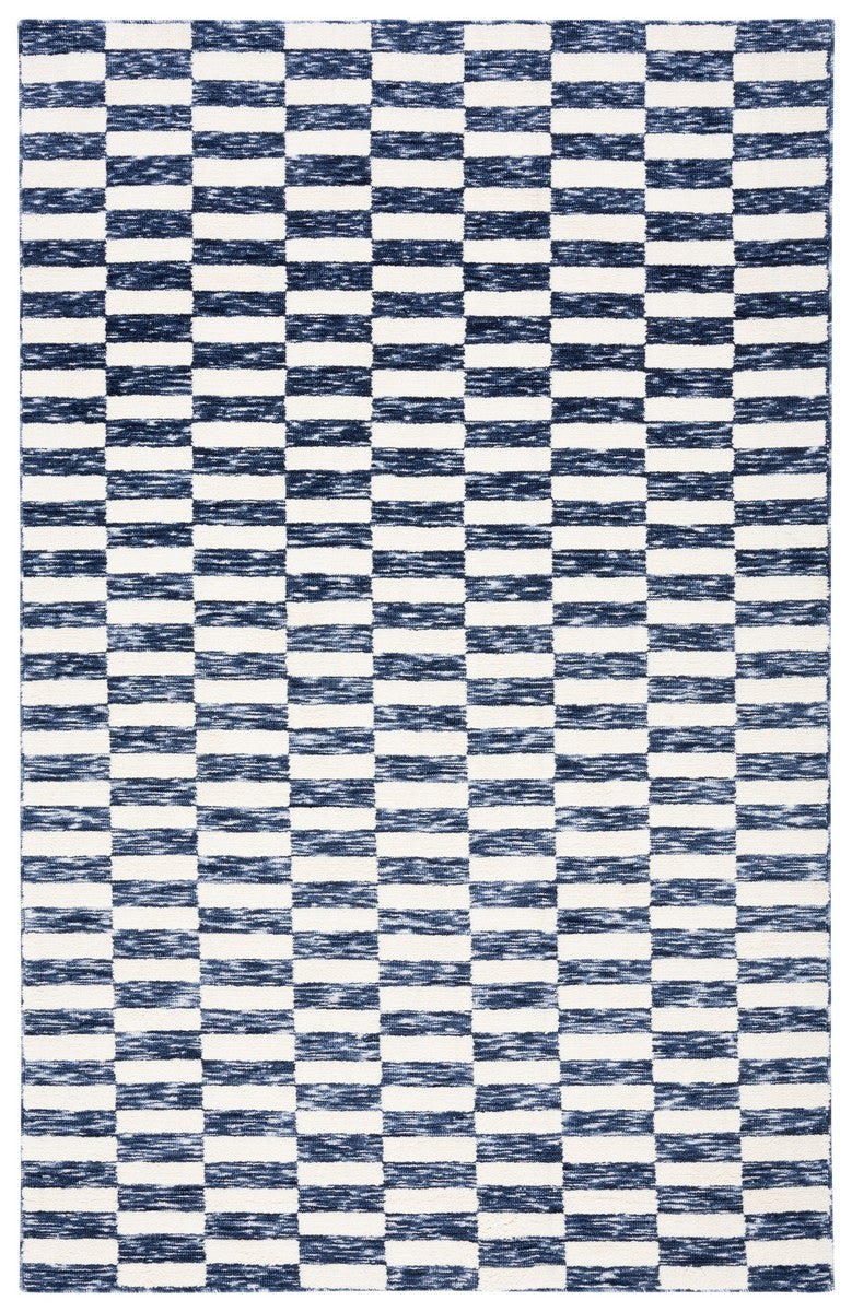 Safavieh Easy Care Ecr109N Navy/Ivory Area Rug