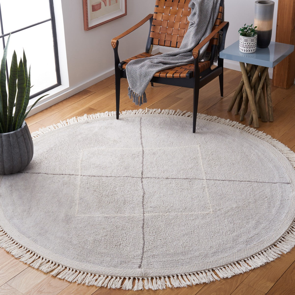 Safavieh Easy Care Ecr210F Grey/Ivory Area Rug