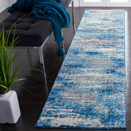 Safavieh Evoke 2'-2" x 9'-0" Rug in Light Blue / Grey