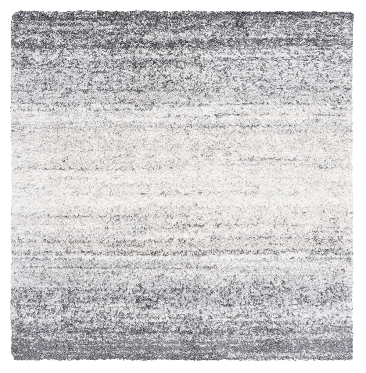 Safavieh Berber Shag 6'-7" x 6'-7" Rug in Grey / Charcoal