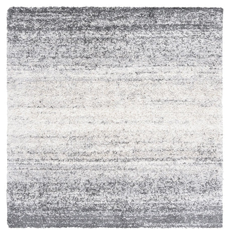 Safavieh Berber Shag 6'-7" x 6'-7" Rug in Grey / Charcoal