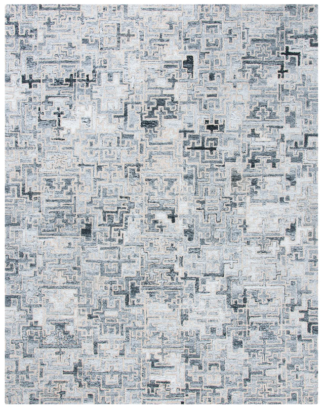 Safavieh Abstract 10'-0" x 14'-0" Rug in Ivory / Black
