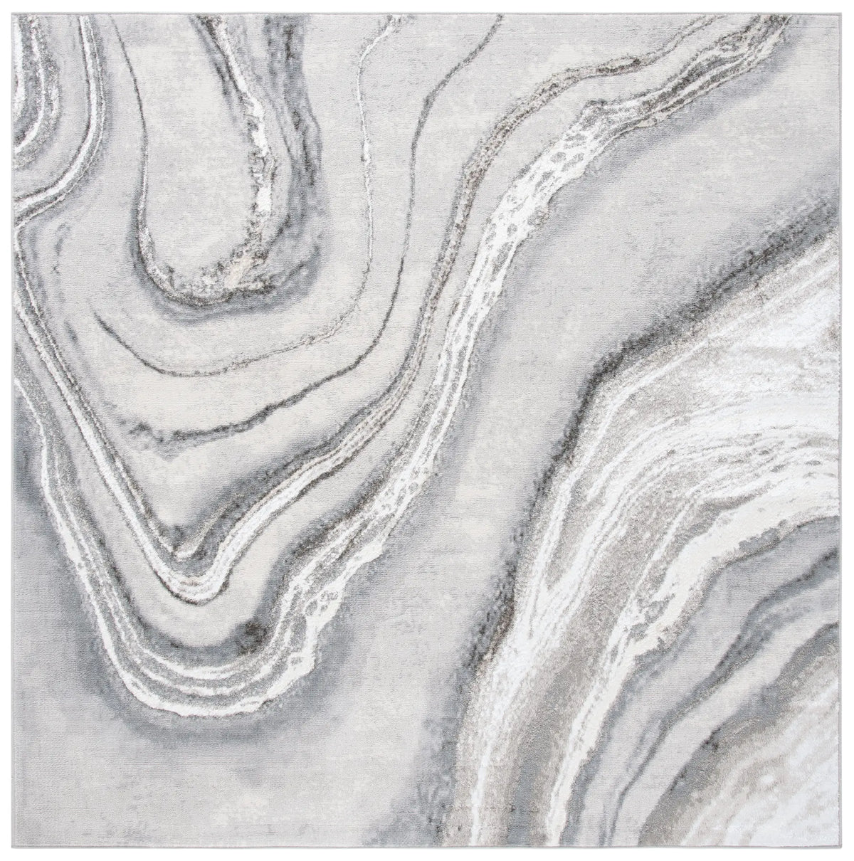 Safavieh Orchard 6'-7" x 6'-7" Rug in Grey / Ivory
