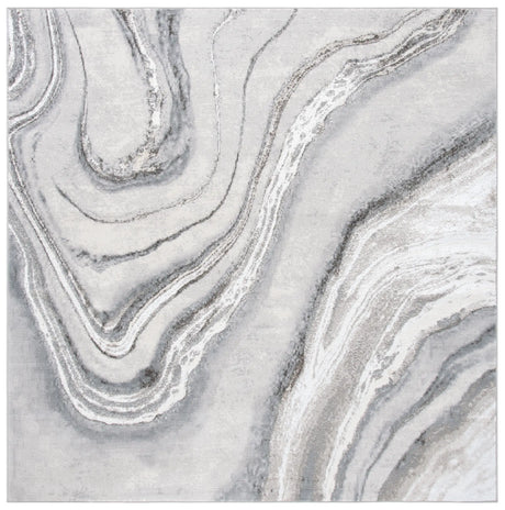 Safavieh Orchard 6'-7" x 6'-7" Rug in Grey / Ivory