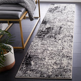 Safavieh Tulum 2'-0" x 9'-0" Rug in Ivory / Black