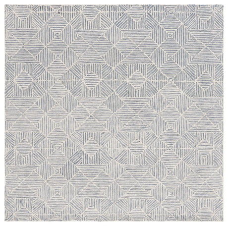 Safavieh Abstract 6'-0" x 6'-0" Rug in Grey / Ivory