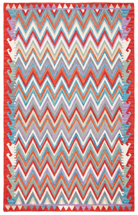 Safavieh Aspen 4'-0" x 6'-0" Rug in Red / Ivory