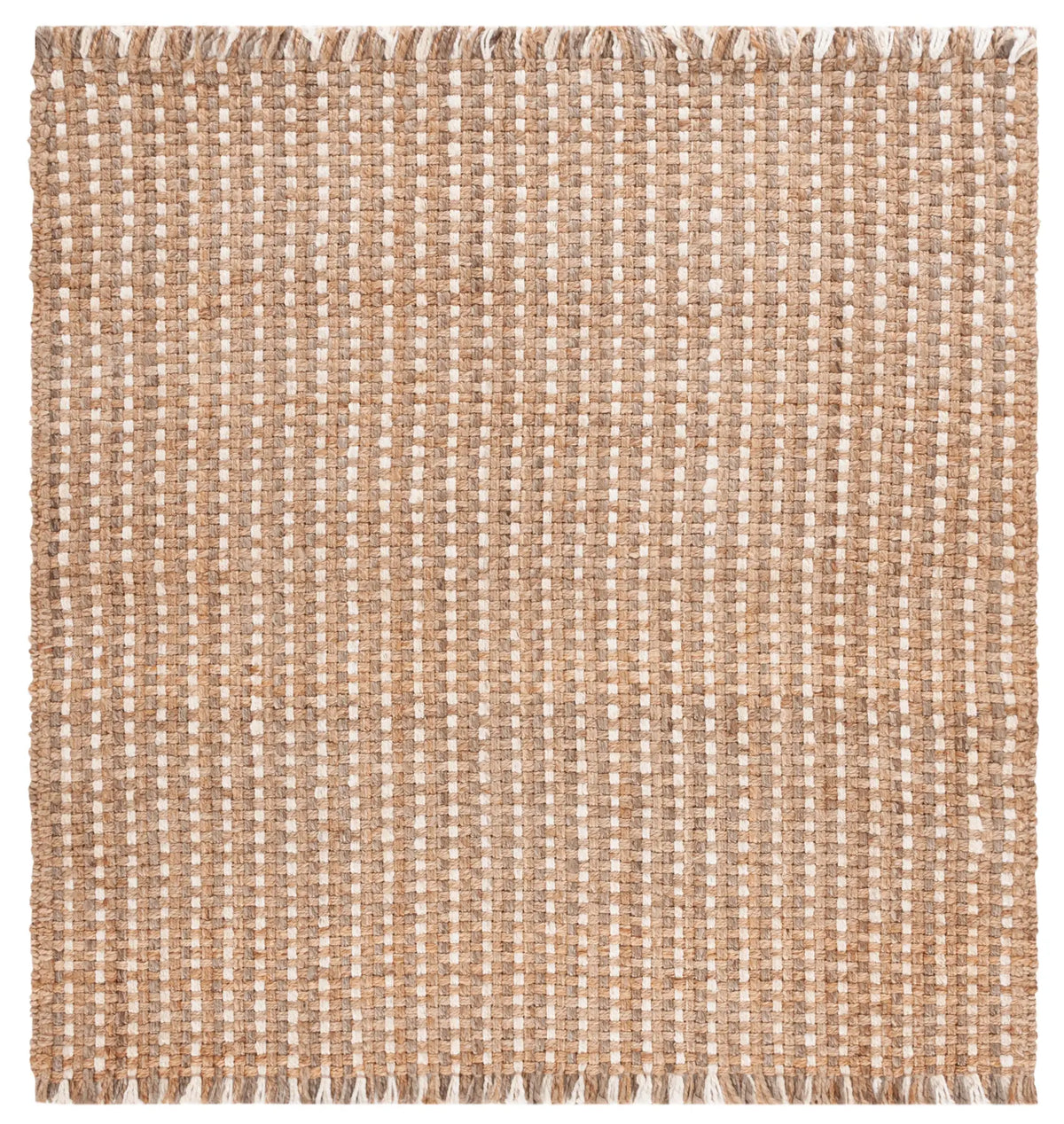 Safavieh Natural Fiber 6'-0" x 6'-0" Rug in Natural / Bleach