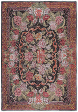 Safavieh Besarabian 4'-0" x 6'-0" Rug in Black / Sage Rust