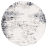Safavieh Fontana Shag  800 6'-7" x 6'-7" Rug in Ivory / Grey