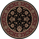Oriental Weavers Sphinx Ariana 623m3 Black / Red Rugs - main flat