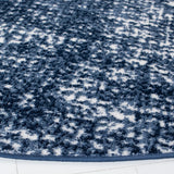 Safavieh Skyler 6'-7" x 6'-7" Rug in Navy / Ivory
