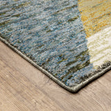 Oriental Weavers Sphinx Strada Str09 Gold/ Blue Rugs - corner detail