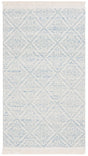 Safavieh Kilim 4'-0" x 6'-0" Rug in Blue / Ivory