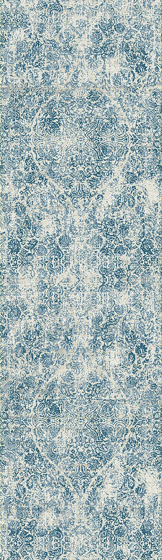 Dynamic Rugs Quartz 27040 Ivory / Blue Rugs - Runner