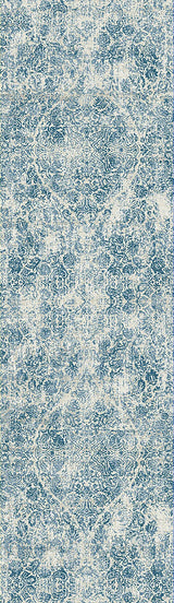 Dynamic Rugs Quartz 27040 Ivory / Blue Rugs - Runner
