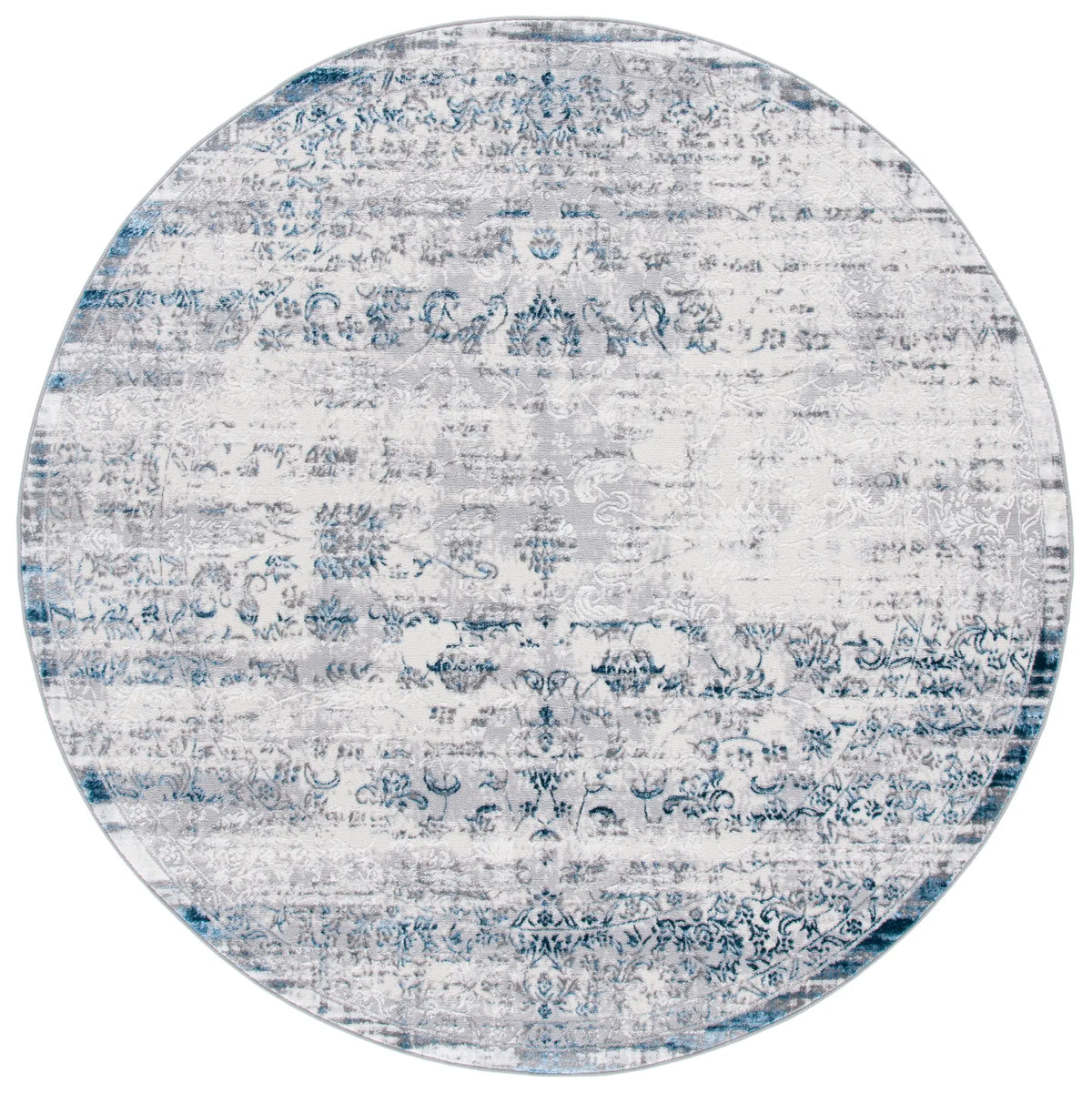 Safavieh Amelia 6'-7" x 6'-7" Rug in Grey / Blue