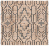 Safavieh Natural Fiber 6'-0" x 6'-0" Rug in Natural / Black