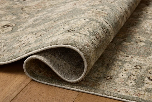 Loloi Briar BRR-05 Fog / Sand Rug - pile height