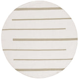 Safavieh Montauk 6'-0" x 6'-0" Rug in Light Green / Ivory