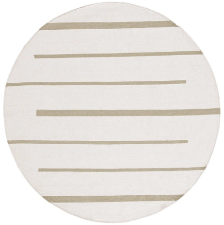Safavieh Montauk 6'-0" x 6'-0" Rug in Light Green / Ivory