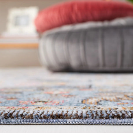 Safavieh Crimson 5'-0" x 7'-0" Rug in Blue / Black