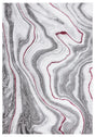 Safavieh Craft 4'-0" x 6'-0" Rug in Grey / Wine